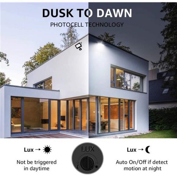 30W LED Security Lights Motion Sensor Light Outdoor, Waterproof - Picture 7 of 7